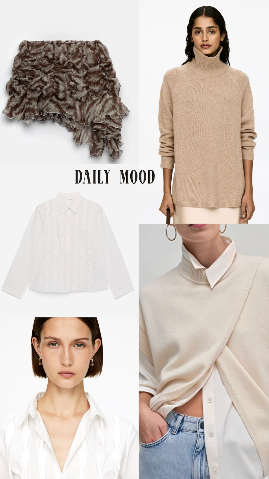 5 planches “Capsule Hiver” + lien notion d'achat