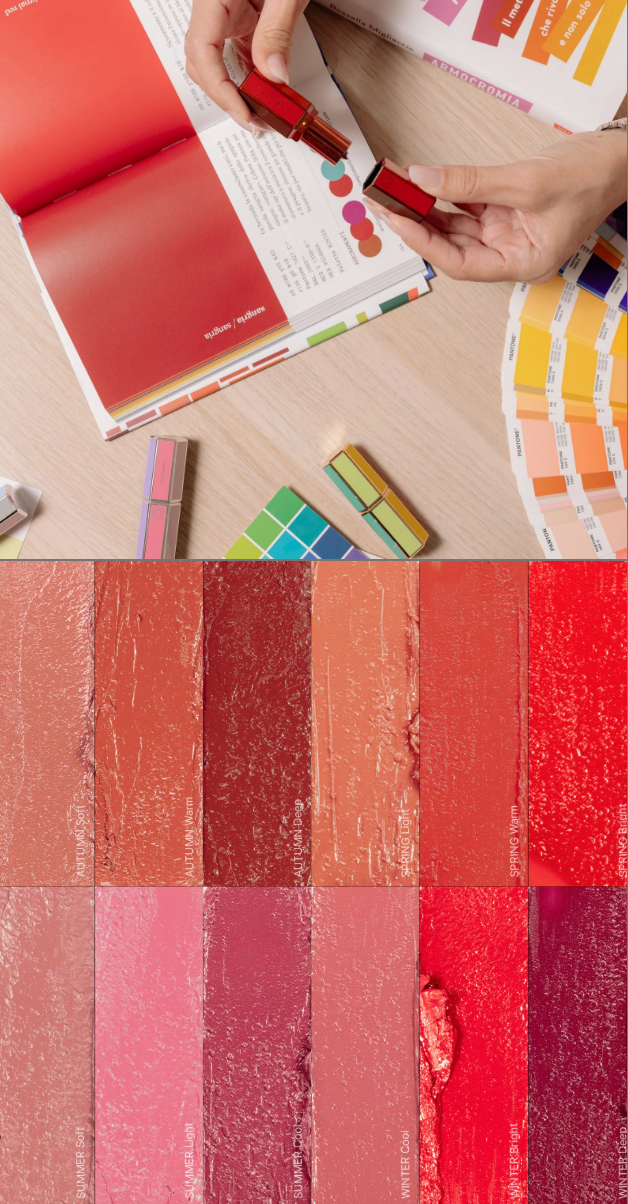 Analyse colorimétrique express + rouge à lèvres adapté