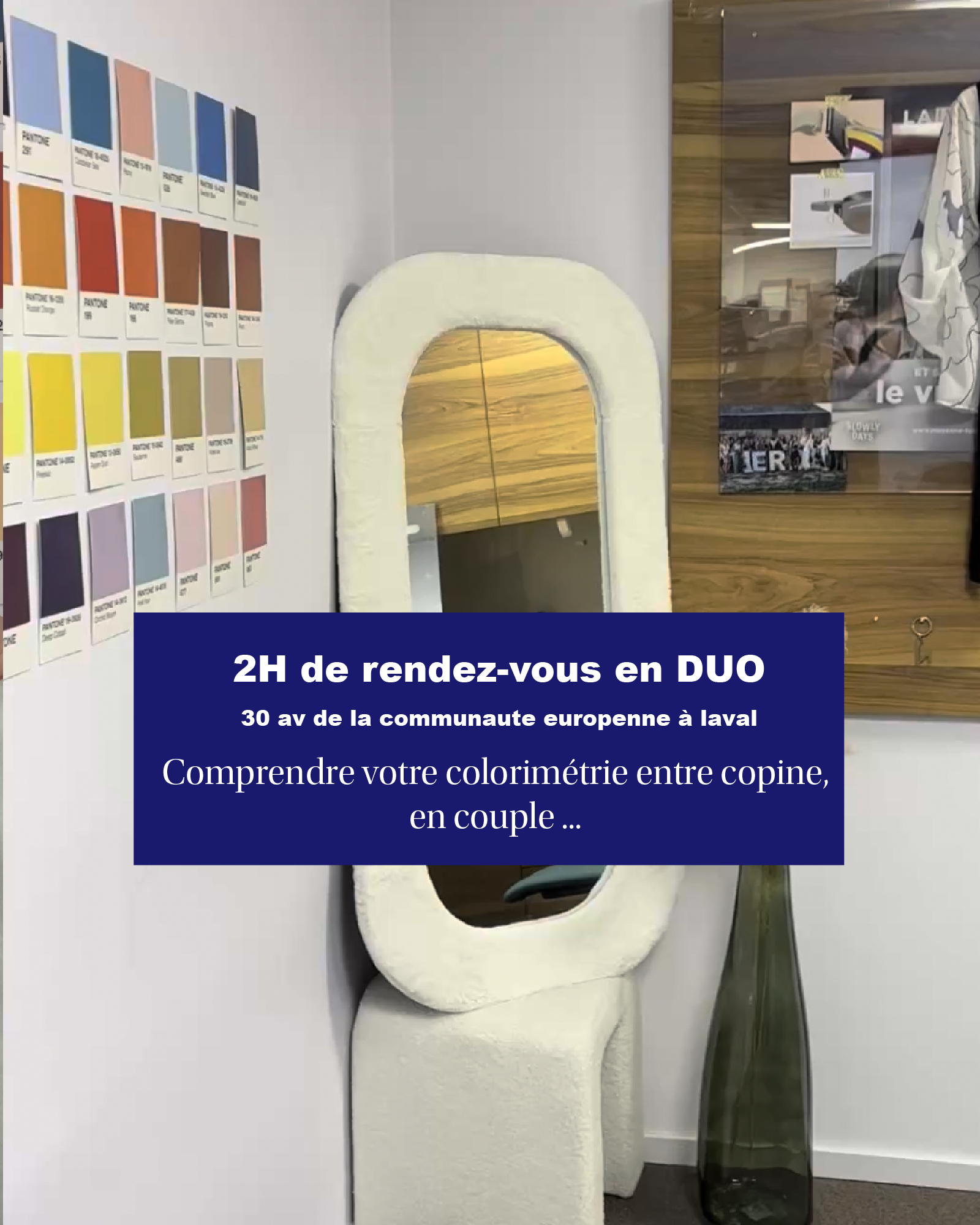 Colorimétrie en duo en présentiel à Laval